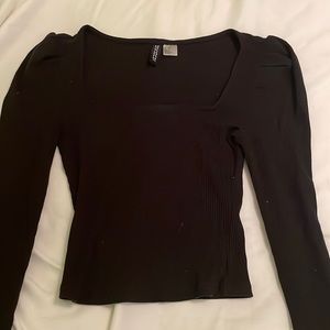 Black H&M Long Sleeve Shirt